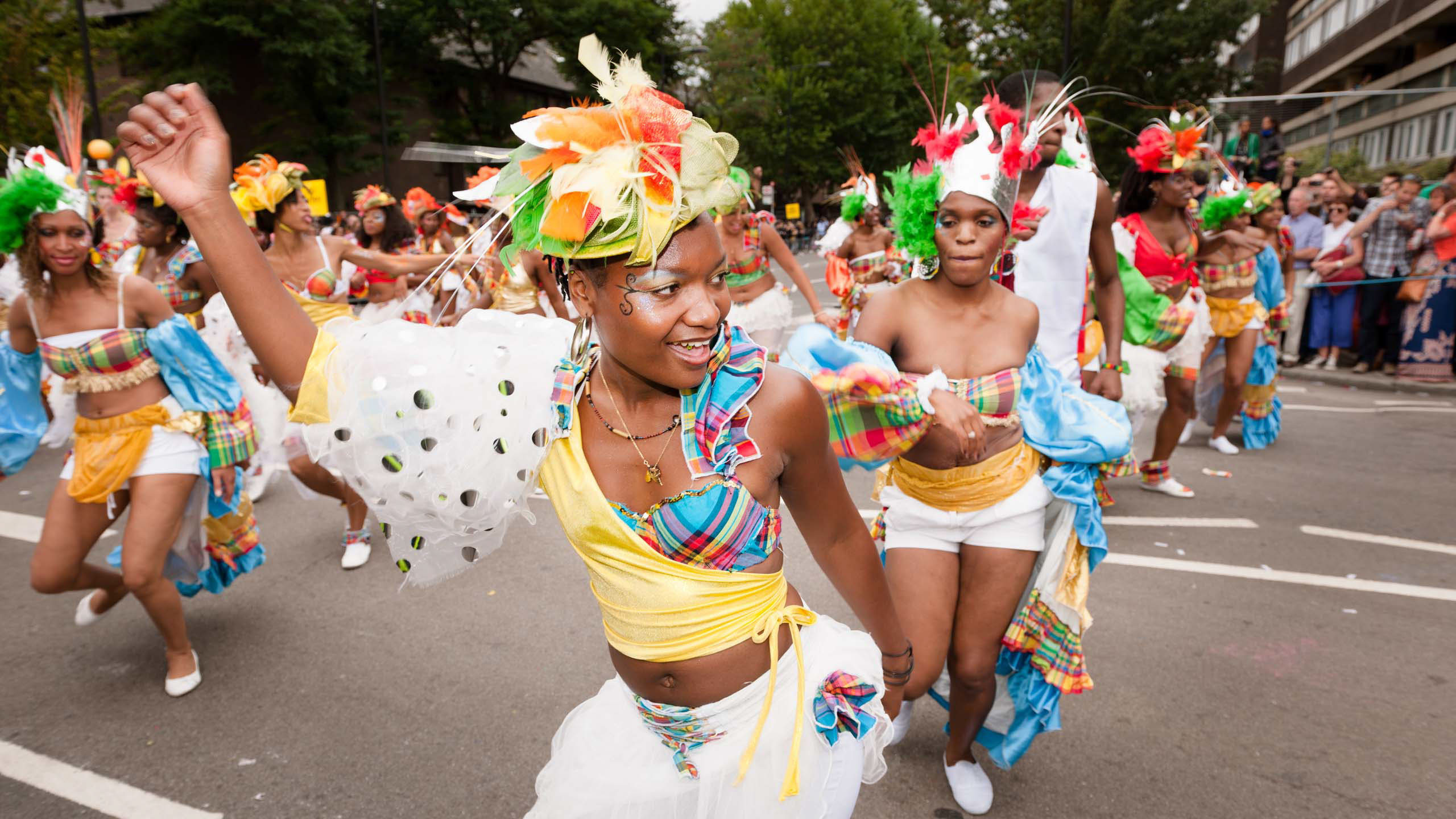 Notting Hill Carnival in London, UK.